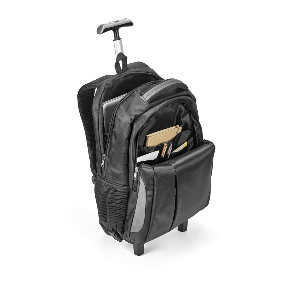MIAMI - Mochila Trolley Impermeável para Notebook 17" 2 Rodas Sist Proteção Integrado - 30l - Ref. 92293