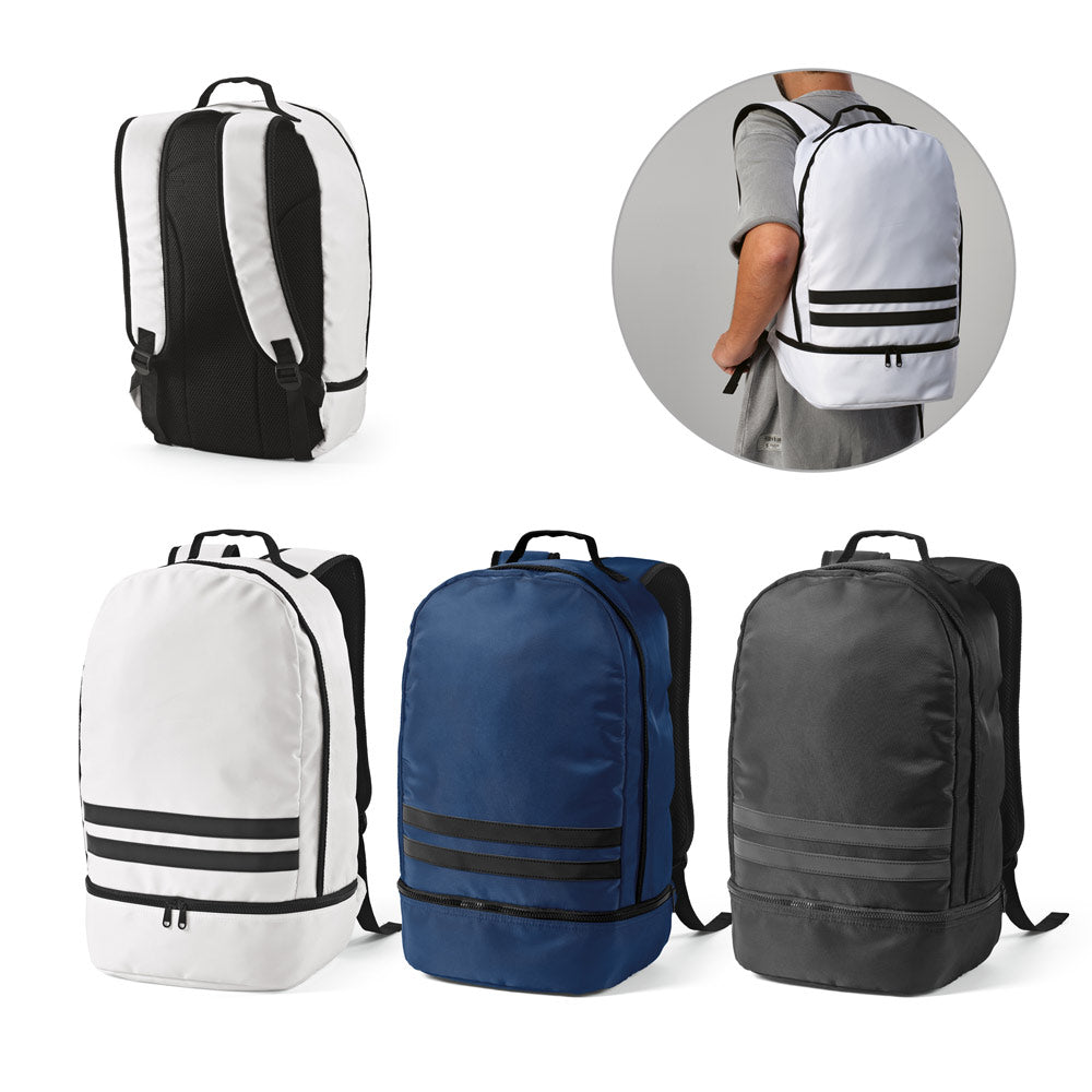 MANCHESTER - Mochila em Poliéster e Sarja com Compartimento para Sapatos - 25l - Ref. 92334