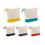 DAPHNE - Necessaire 100% Algodão Bicolor - 215 x 150 x 50 mm - Ref. 92536