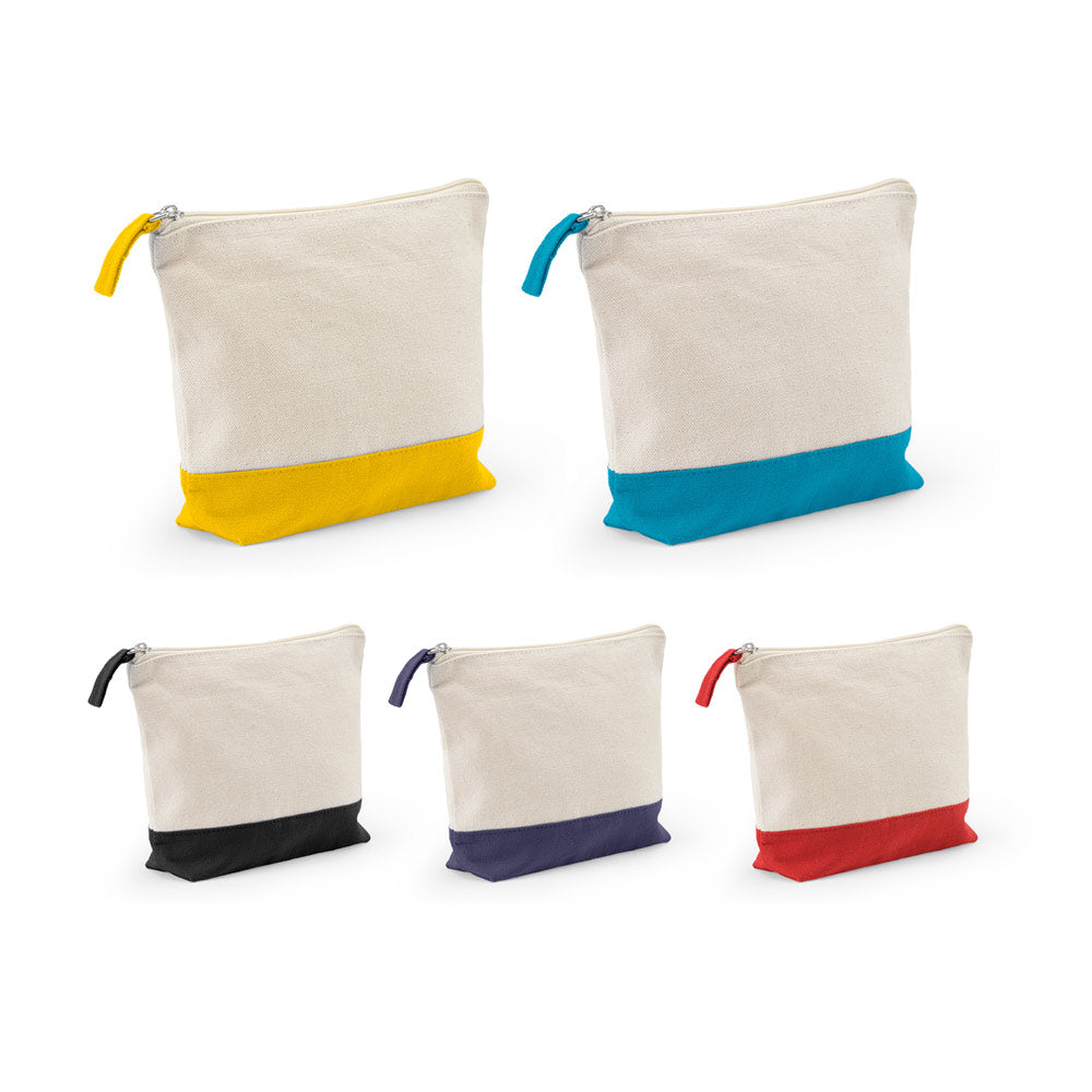DAPHNE - Necessaire 100% Algodão Bicolor - 215 x 150 x 50 mm - Ref. 92536