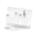 DENIRO - Necessaire Hermética em PVC com 3 frascos - 190 x 155 x 40 mm - Ref. 92722