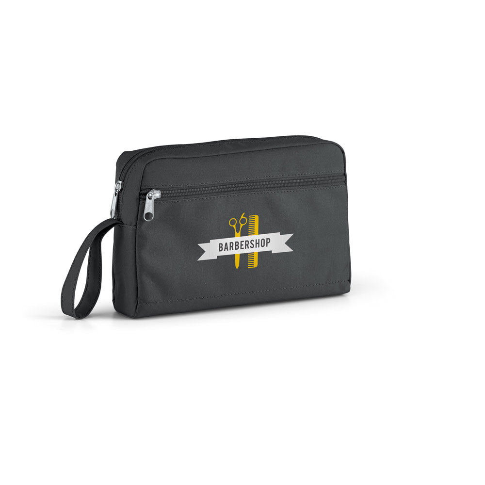 COTIA - Necessaire em Poliéster com Bolso Frontal 24 x 16 x 5 cm - Ref. 92723