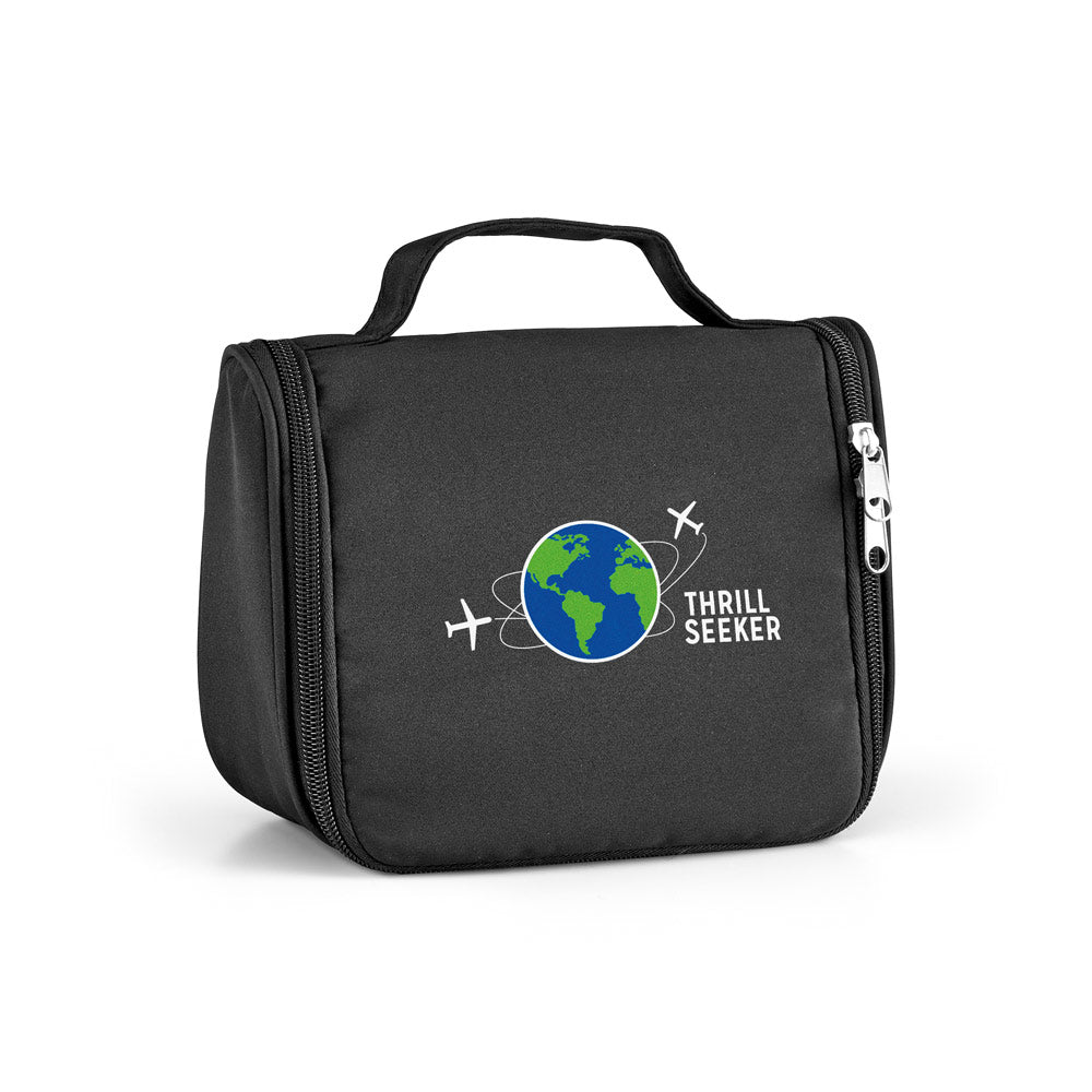 WILLIS - Necessaire em Microfibra com Gancho - 200 x 160 x 85 mm - Ref. 92724