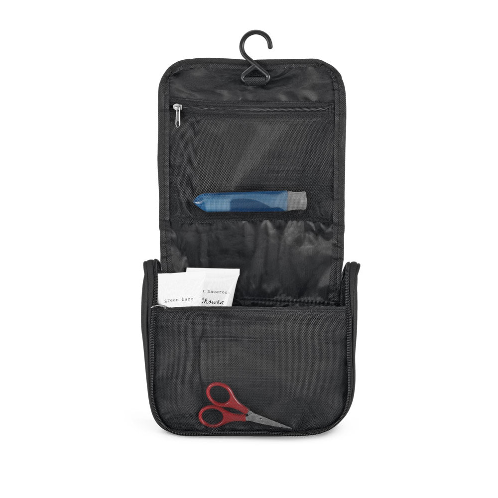 WILLIS - Necessaire em Microfibra com Gancho - 200 x 160 x 85 mm - Ref. 92724