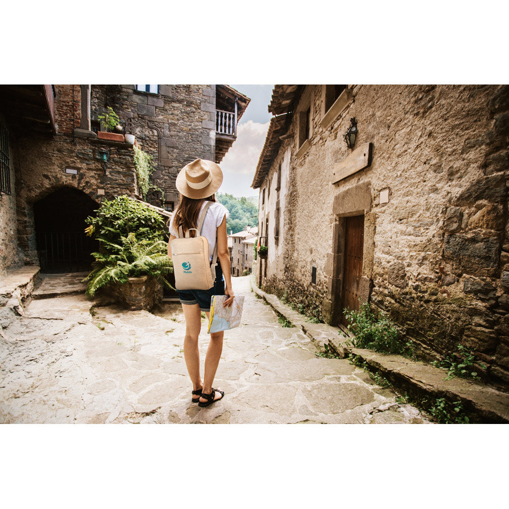 MARBELLA - Mochila Ecológica em Juco Personalizada - 7l - Ref. 92938