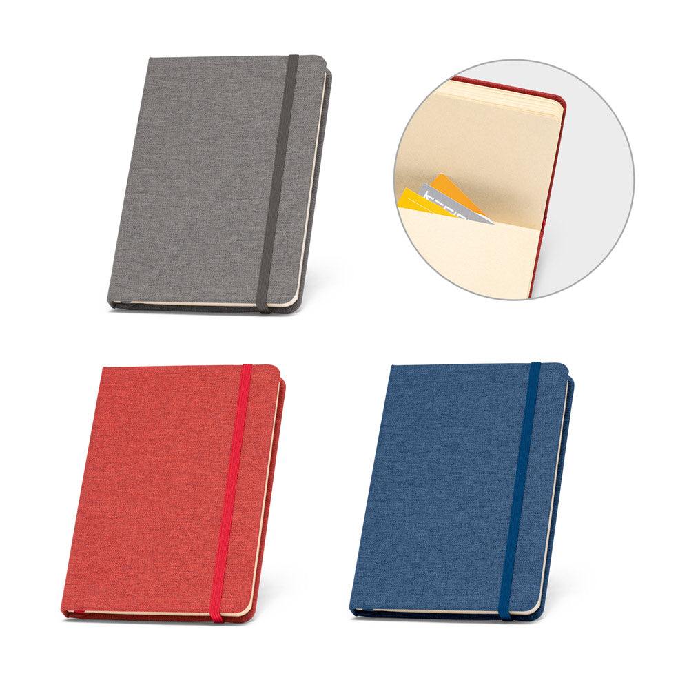 BOYD - Caderno A5 Capa de rPET Capa Dura - 14x21cm - REF. 53630 &