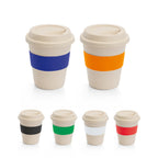 LATTE - Copo de Viagem em Fibra de Bambu e PP 380 ml - Ref. 94067