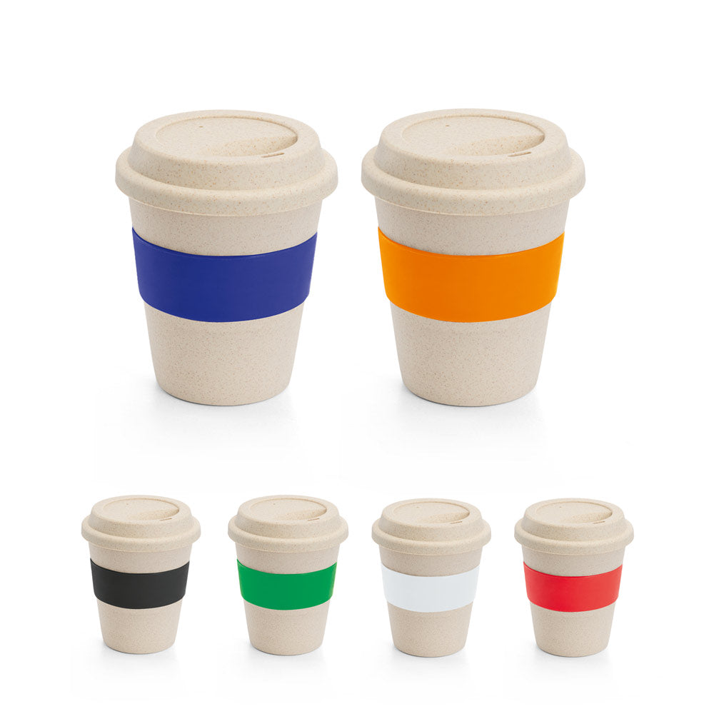 LATTE - Copo de Viagem em Fibra de Bambu e PP 380 ml - Ref. 94067