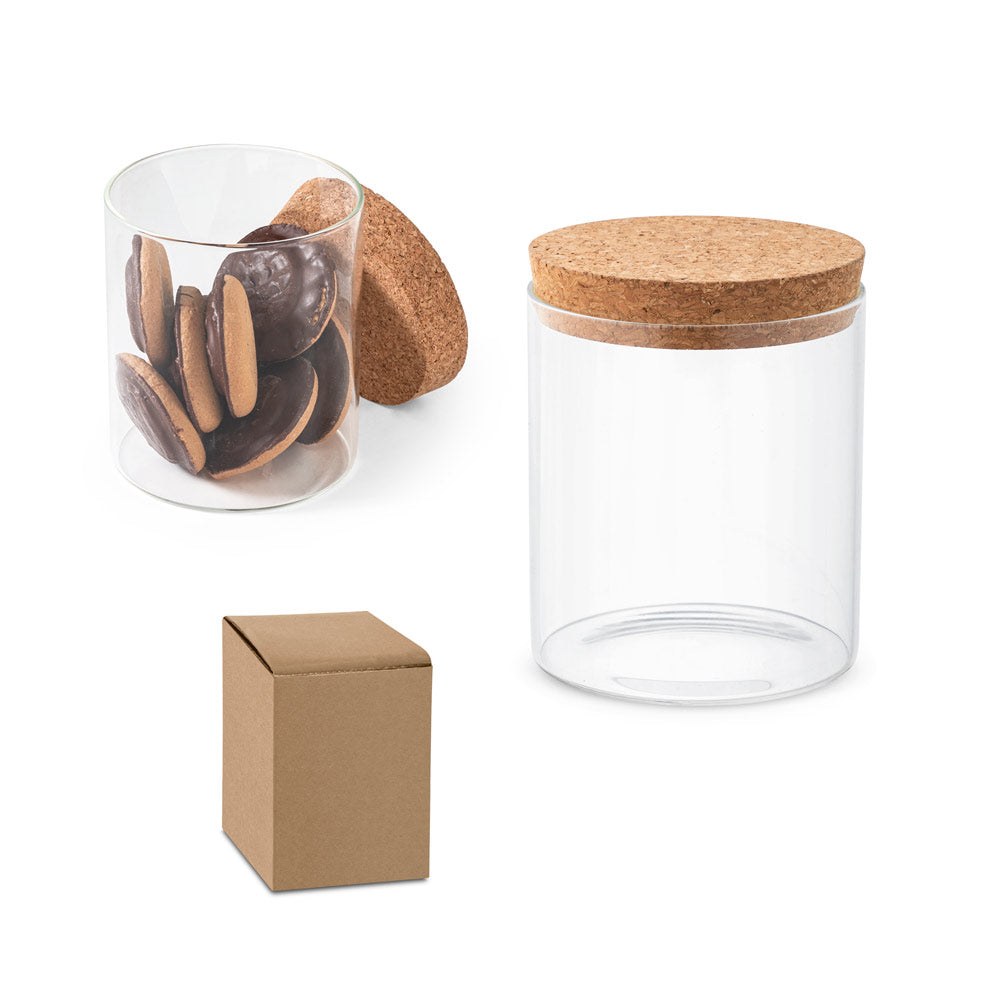 SPICE 700 - Pote de Vidro Borossilicato com Tampa de Cortiça 700 ml - Ref. 94079