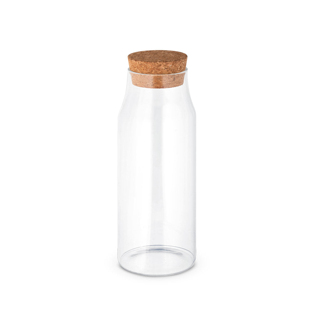 JASMIN 1000 - Garrafa de Vidro Borossilicato com Tampa e Cortiça - 1 litro - Ref. 94236