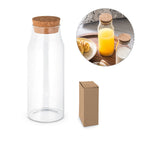 JASMIN 1000 - Garrafa de Vidro Borossilicato com Tampa e Cortiça - 1 litro - Ref. 94236