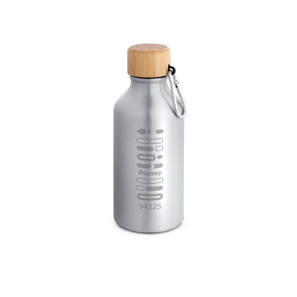 ROUSEY - Garrafa Squeeze em Alumínio 100% Reciclado Cor Brilhante - 400 ml - Ref. 94325