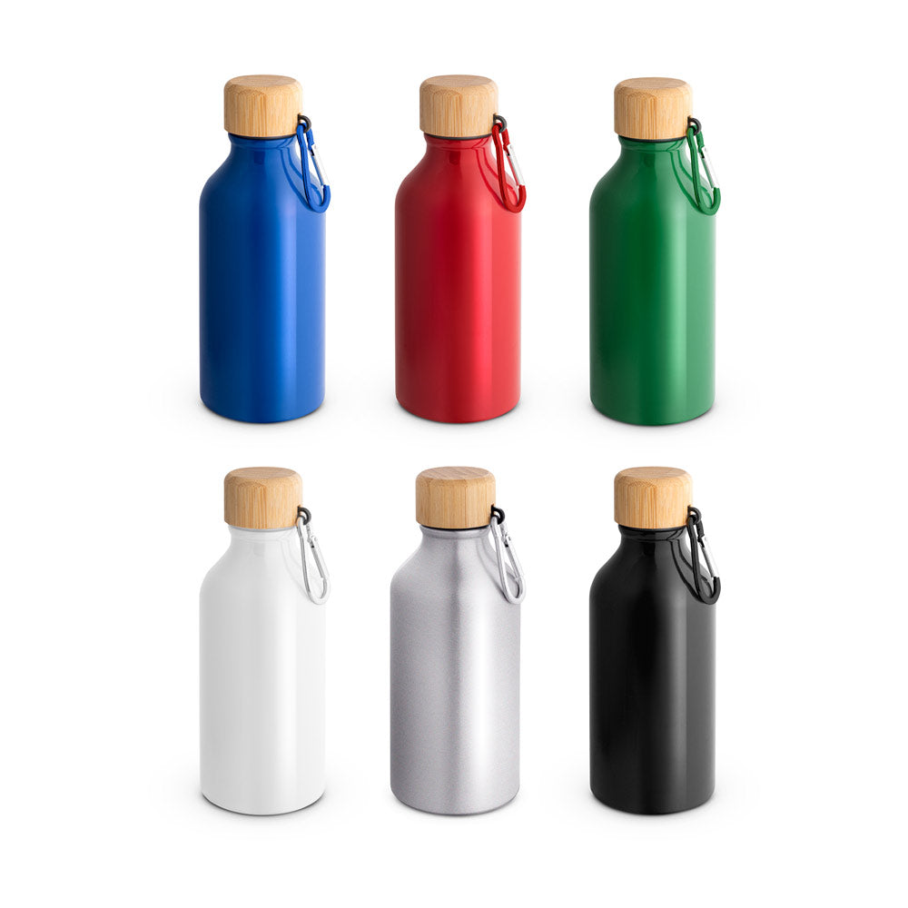 ROUSEY - Garrafa Squeeze em Alumínio 100% Reciclado Cor Brilhante - 400 ml - Ref. 94325