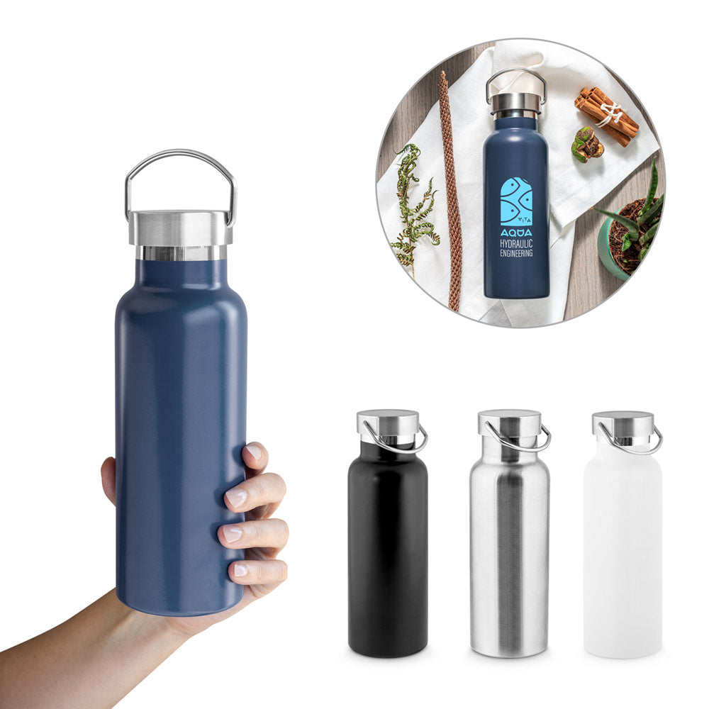 DUPLANTIS - Garrafa Térmica em Aço Inox 36% Reciclado - 810 ml - Ref. 94345
