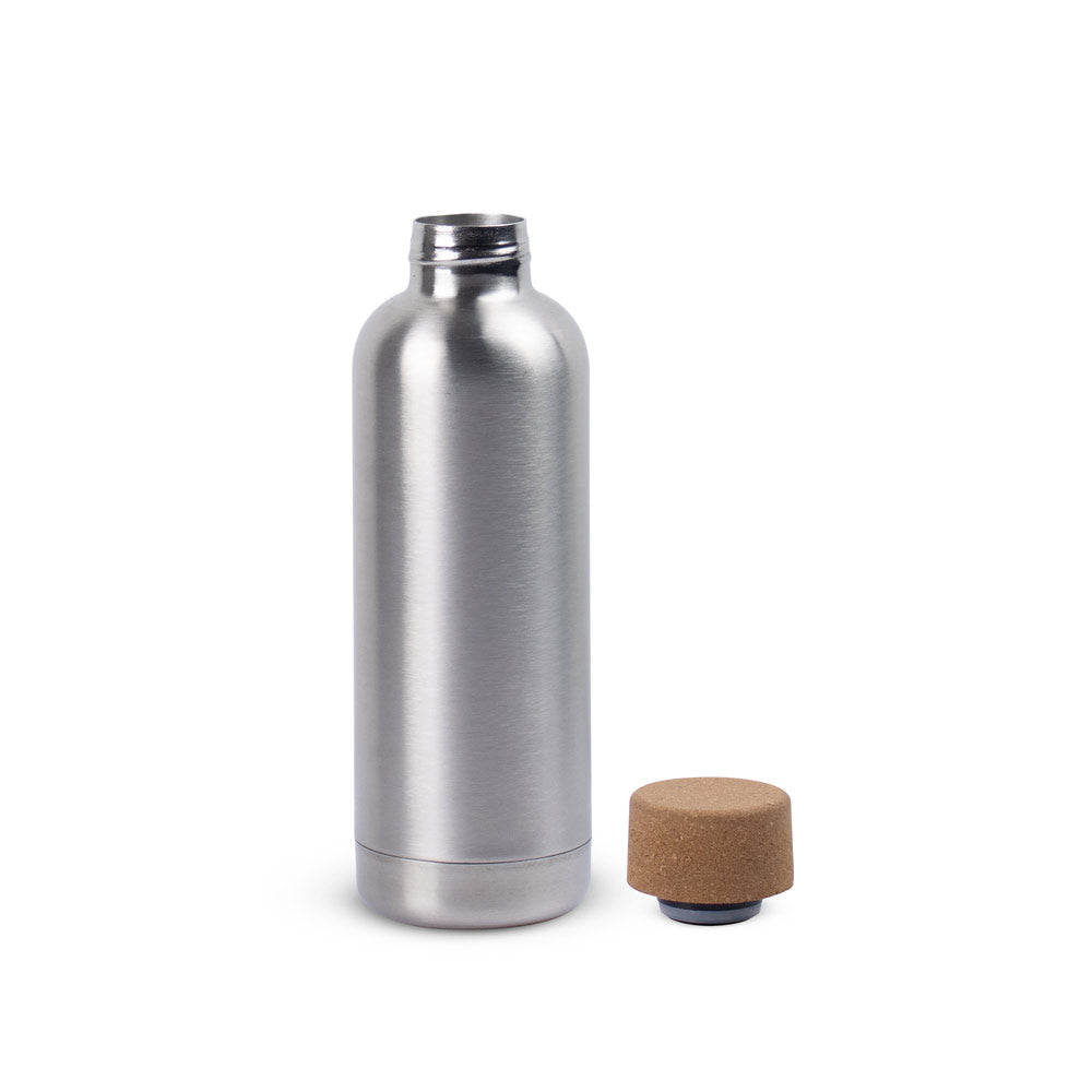 DALEY - Squeeze em Aço Inox com Tampa em Cortiça - 760 ml - Ref. 94381