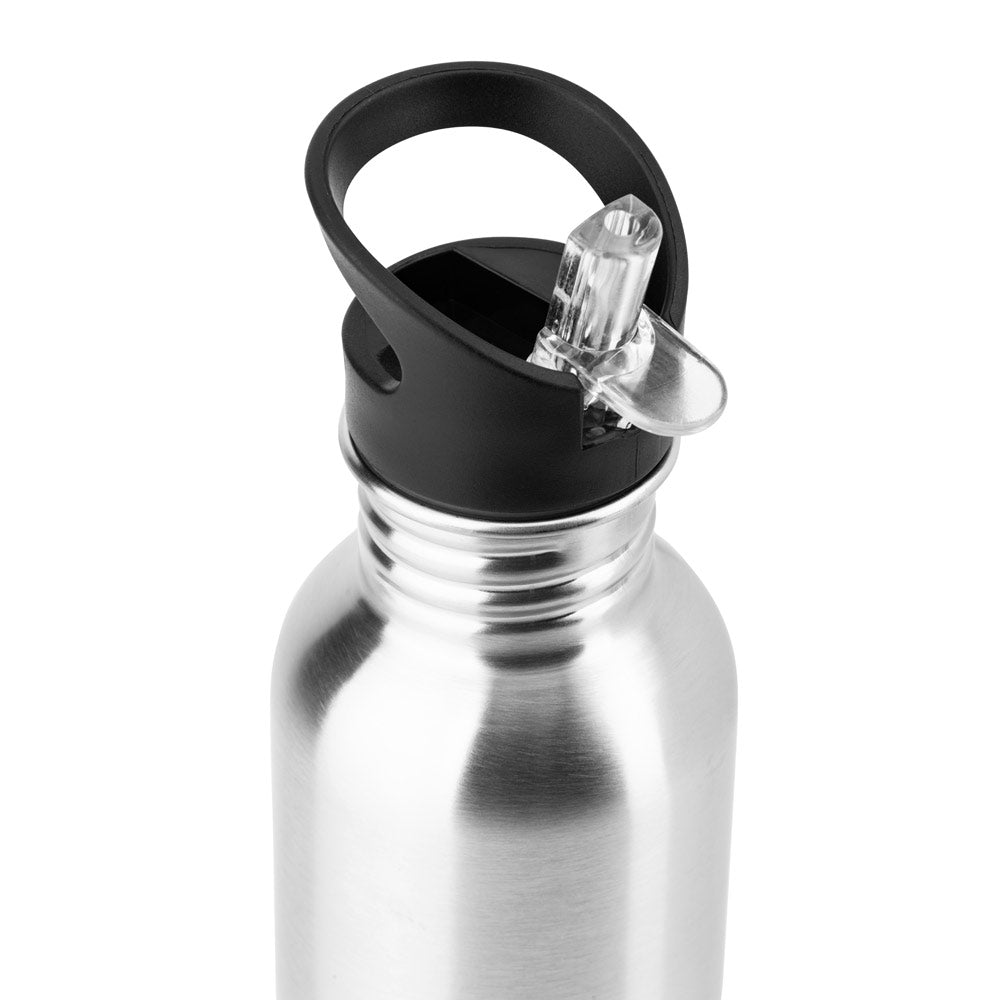 EDBERG - Garrafa Squeeze em Aço Inox com Canudo - 690 ml - Ref. 94383