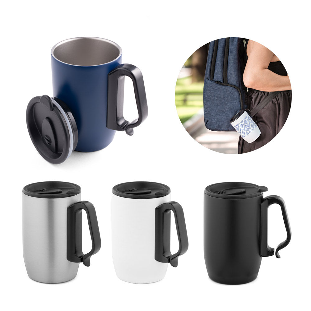 BONATTI - Caneca Térmica de Viagem em Aço Inox 400 ml - Ref. 94434