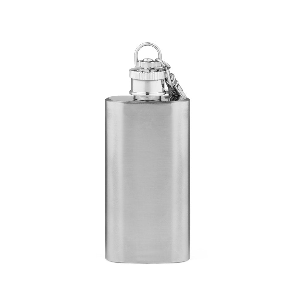 MUSE S - Garrafa de Bolso em Aço Inox com Mosquetão 50ml - Ref. 94436