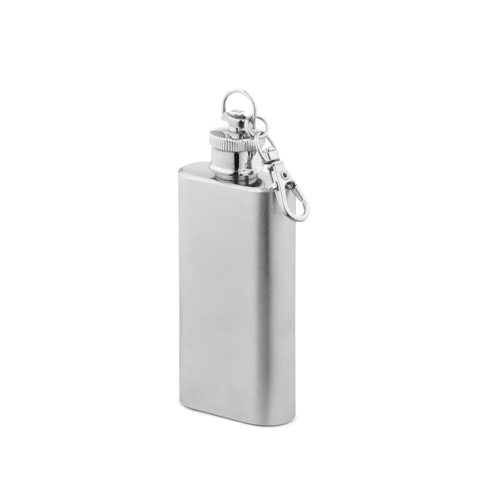 MUSE S - Garrafa de Bolso em Aço Inox com Mosquetão 50ml - Ref. 94436