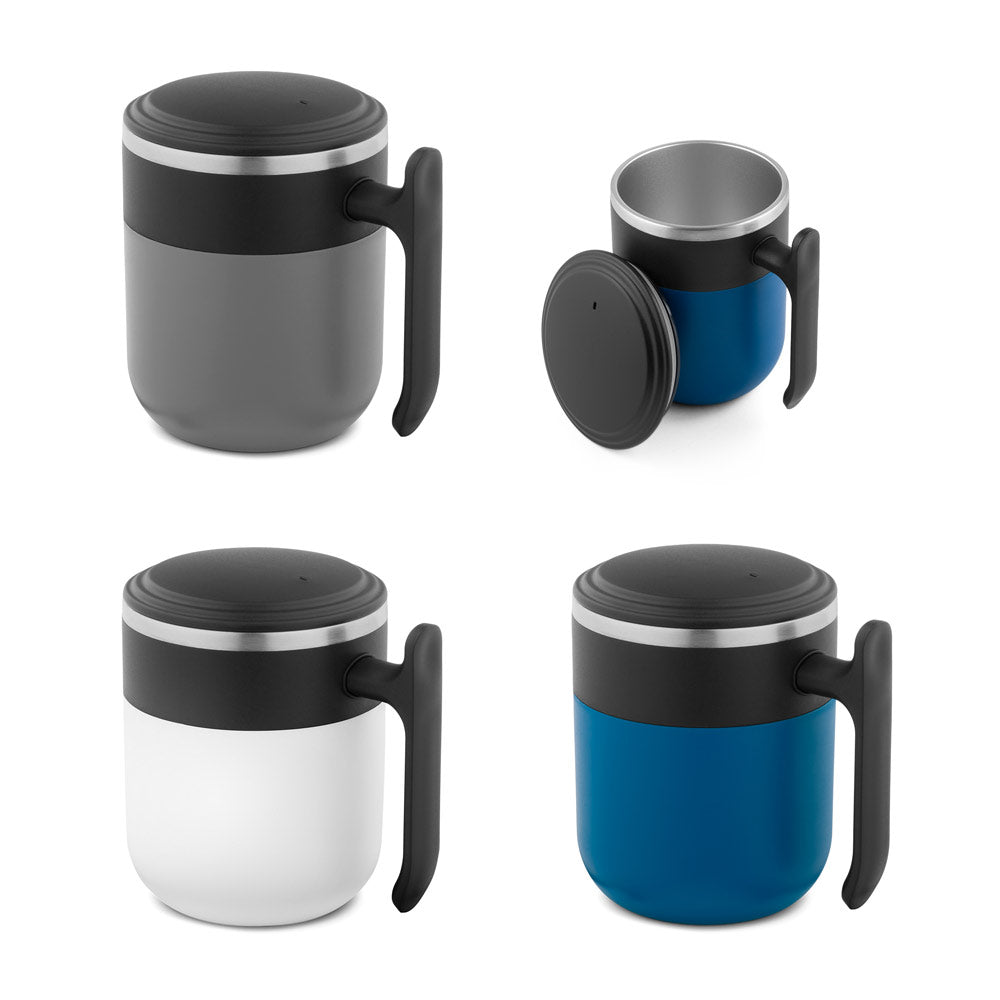 MALDINI - Copo Térmico em Aço Inox Cobertura Mate 400 ml - Ref. 94439