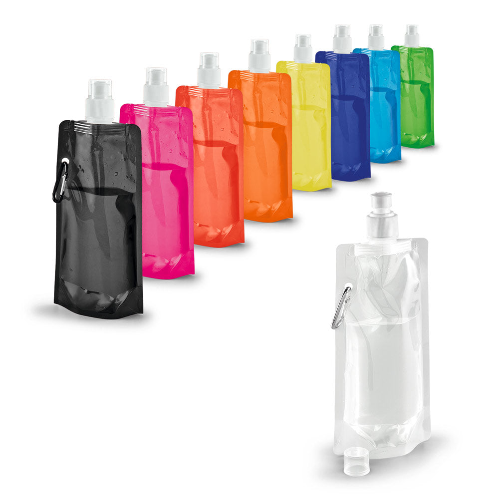 KWILL - Squeeze Dobrável Push-Pull Translúcido - 460 ml - Ref. 94612