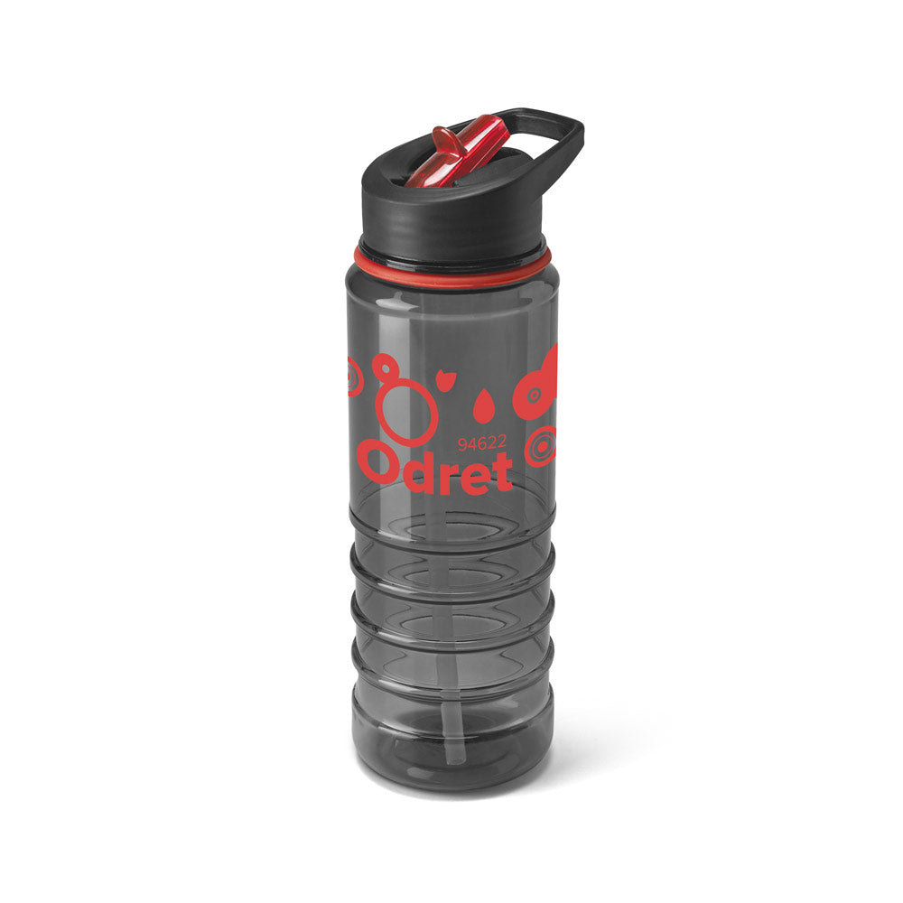 ODRET - Squeeze com Tampa Bico Flip Top e Canudo Flexível - 650 ml - Ref. 94622