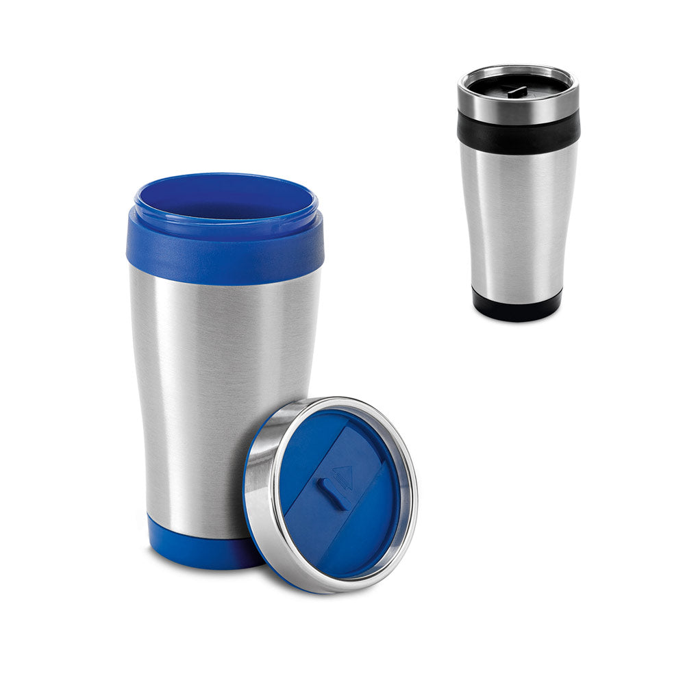 BATUM - Copo Térmico de Viagem em Aço Inox e PP 420 ml - Ref. 94625