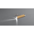 RACHEL - Chaveiro em Bambu e ABS com Luz Led - Ref. 95108