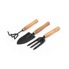 ORCHID - Kit Jardinagem 3 Peças em Metal e Madeira de Eucalipto - Ref. 98129