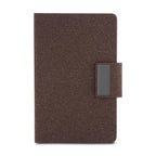 Kit Escritório A5 em PU e Fibra de Café ou Chá e Caneta Metálica - Ref. CAD445