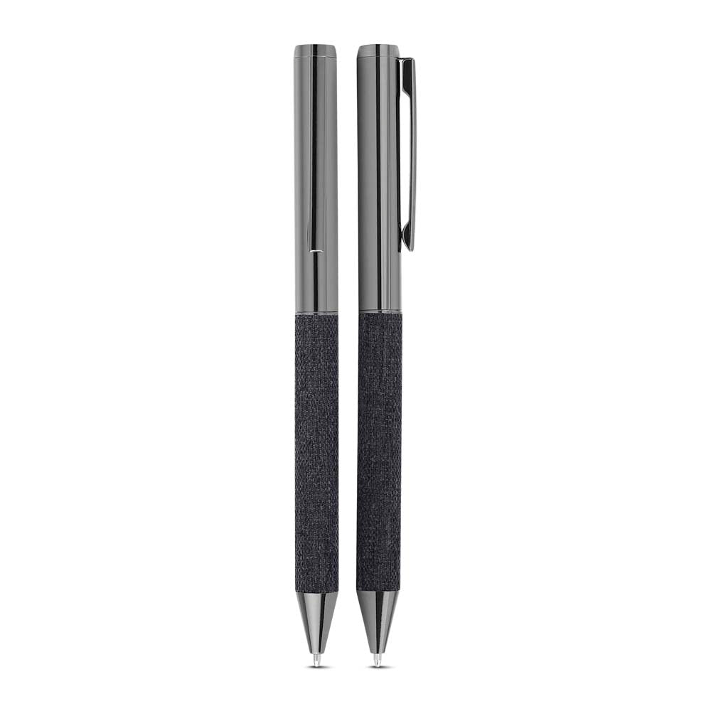 Kit Escritório Caderno, Garrafa e Caneta Metálica - Ref. CJ300
