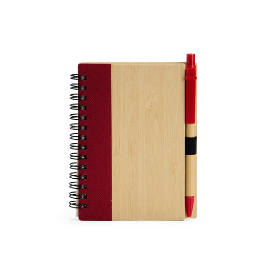ADRILLES - Caderno Pequeno A6 Bambu com Caneta Kraft - Ref. 18937