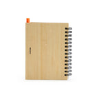 ADRILLES - Caderno Pequeno A6 Bambu com Caneta Kraft - Ref. 18937