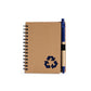 HENKEL - Caderno com Caneta Kraft Recicle - Ref. 18936