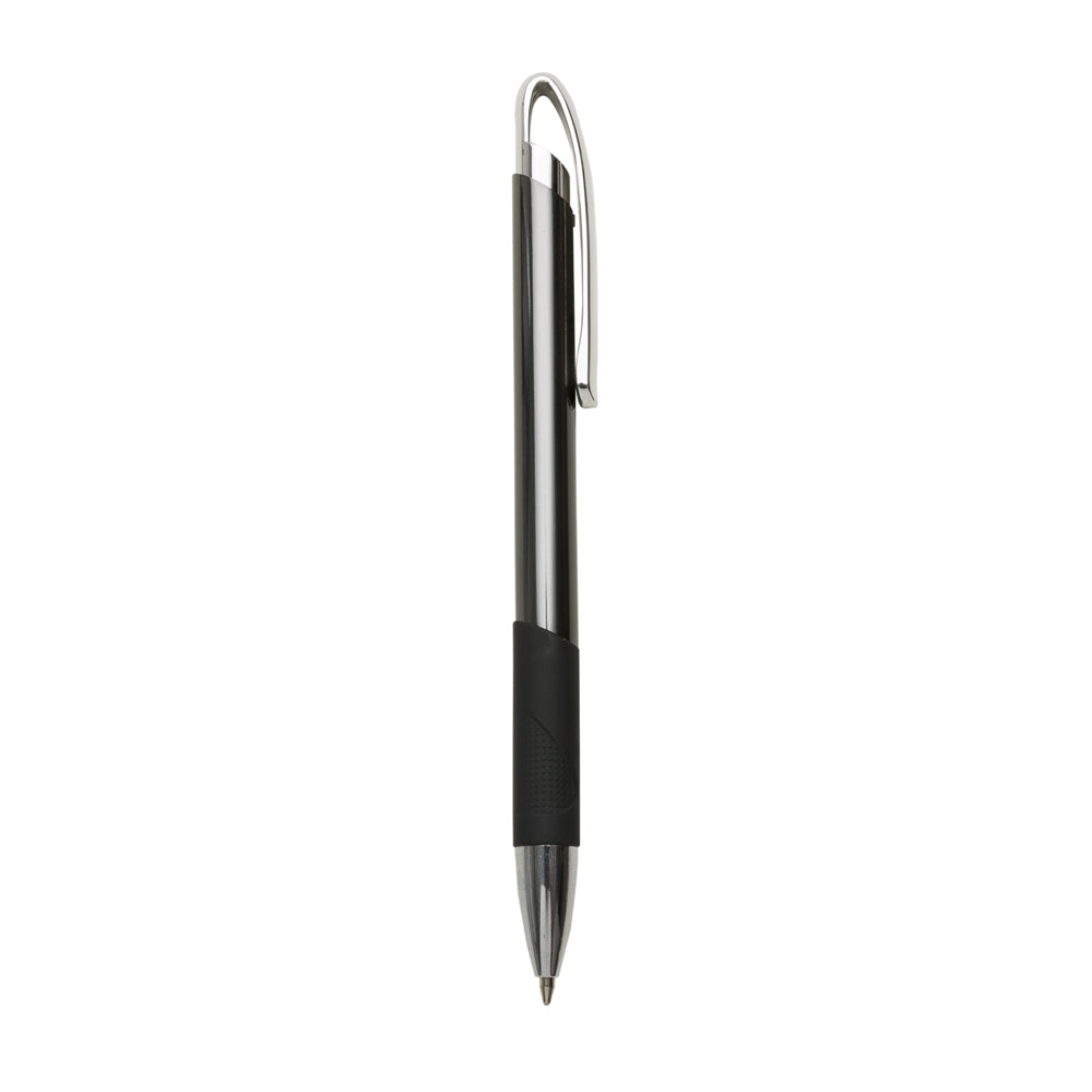 CARTUM - Caneta de Metal Personalizada e Detalhe Emborrachado - Ref. 120B1