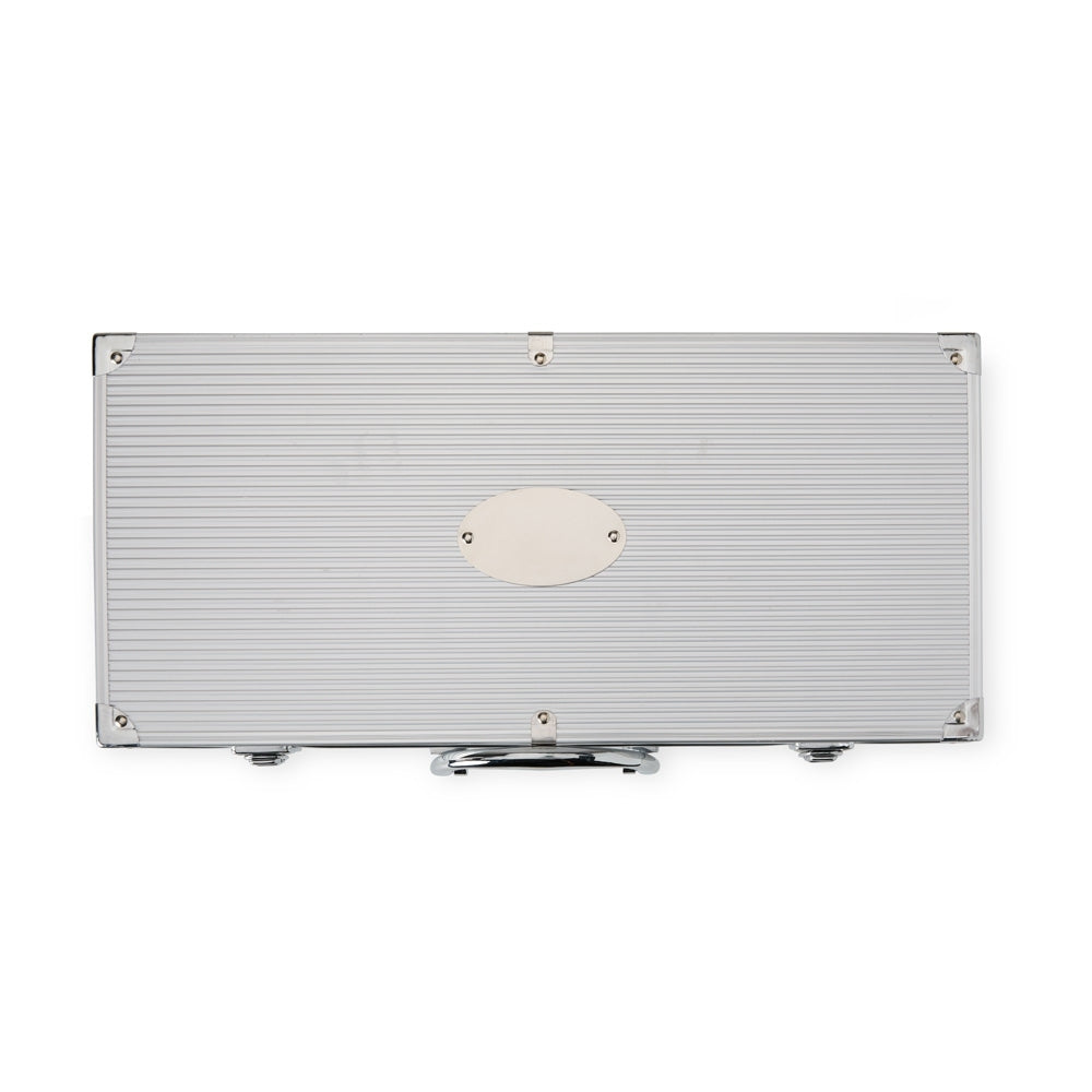 PATRÍCIO PREMIUM - Kit Churrasco Maleta 10 Peças - Aço Inox - Ref. 01346