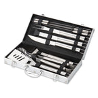 PATRÍCIO PREMIUM - Kit Churrasco Maleta 10 Peças - Aço Inox - Ref. 01346