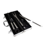 PATRÍCIO - Kit Churrasco Maleta 3 Peças - Aço Inox - Ref. 02759B