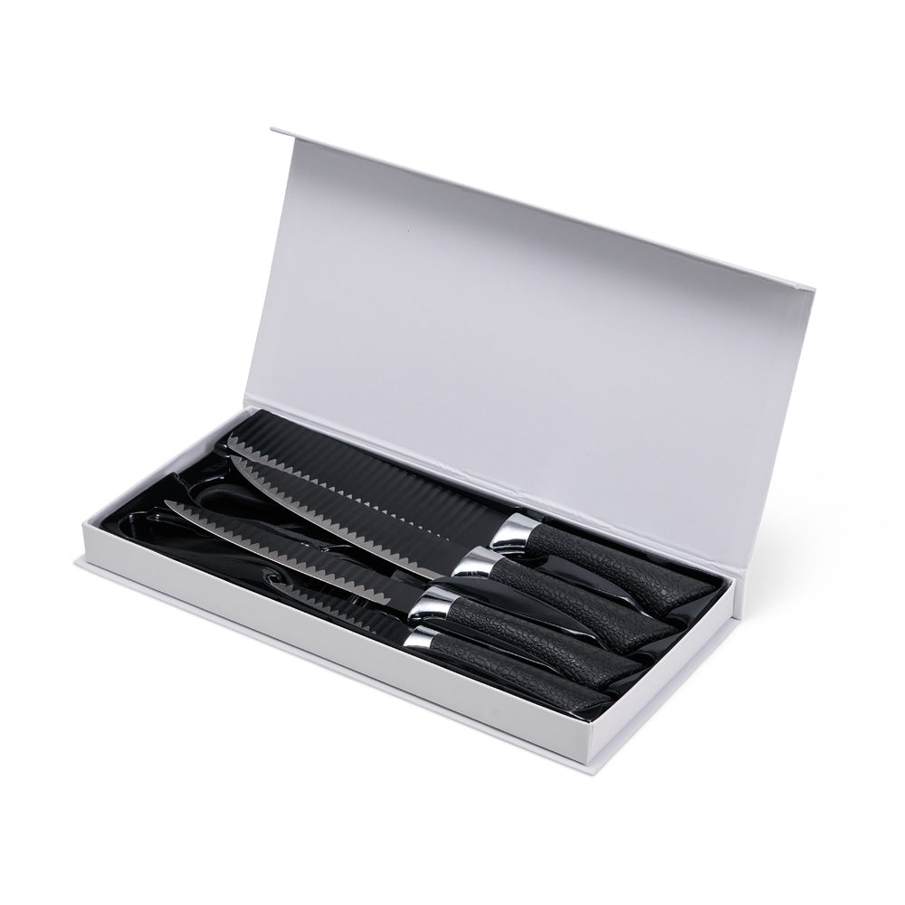 SHIRAISHA - Kit Facas com Tesoura e Descascador - Ref. 08123