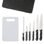 LOPO - Kit Churrasco 7 Peças com Tábua - Ref. 08246