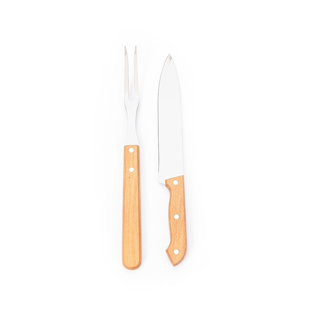 SALOMÃO II - Kit Churrasco 2 Peças com Case - Ref. 07447B