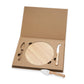 PADANO - Kit Queijo 3 Peças com Tábua em Estojo Kraft - Ref. 08222
