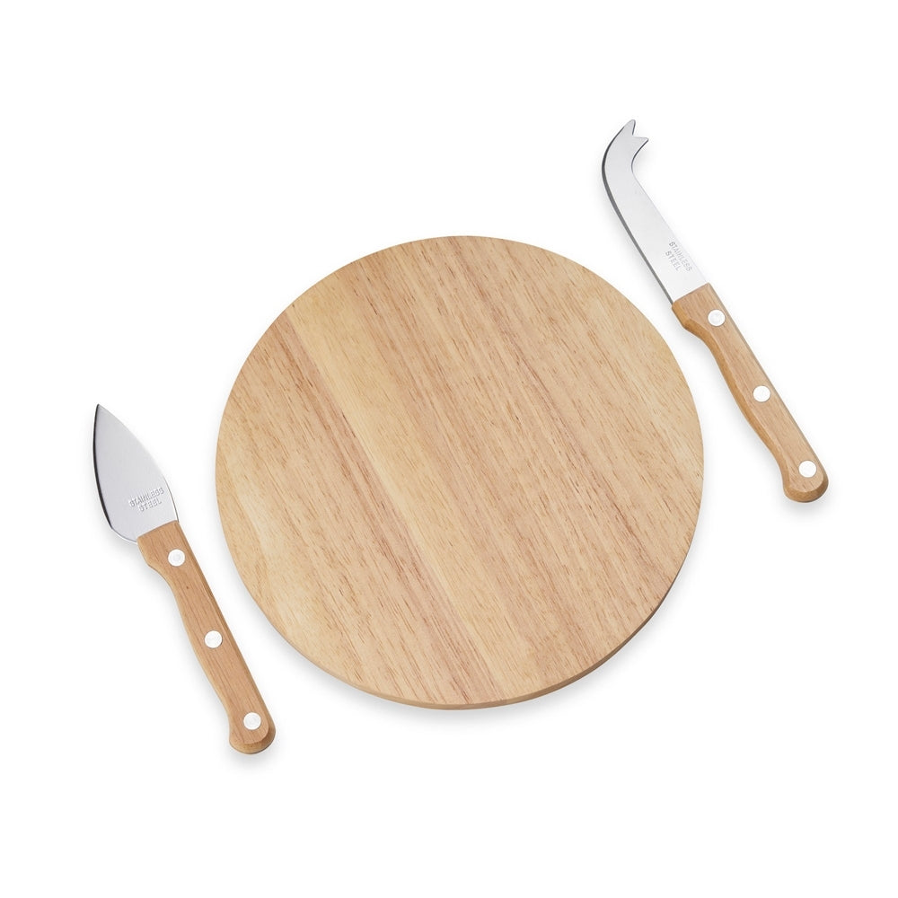 PADANO - Kit Queijo 3 Peças com Tábua em Estojo Kraft - Ref. 08222