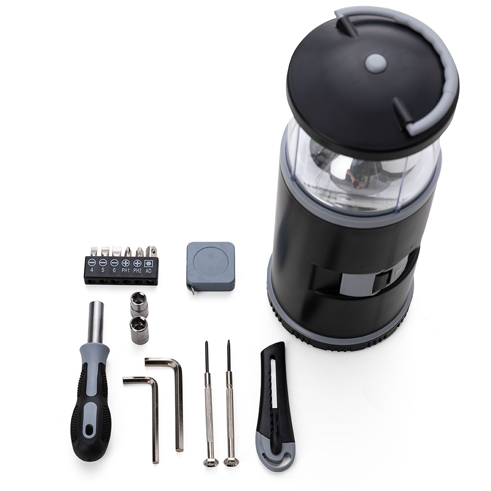 Lanterna LED Multifuncional com Kit Ferramentas em ABS - Ref. LF0200