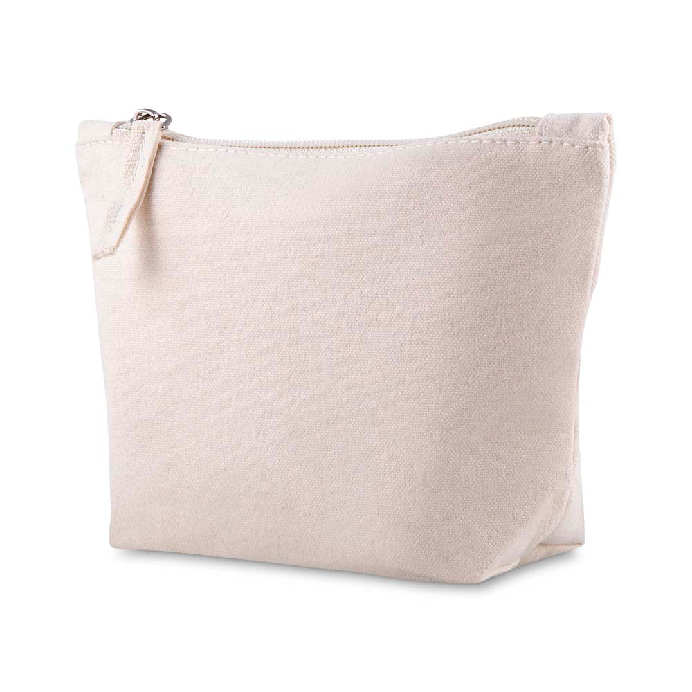 Necessaire em Algodão Reciclado - 12,5 x 19 x 6,5 cm - Ref. NE082