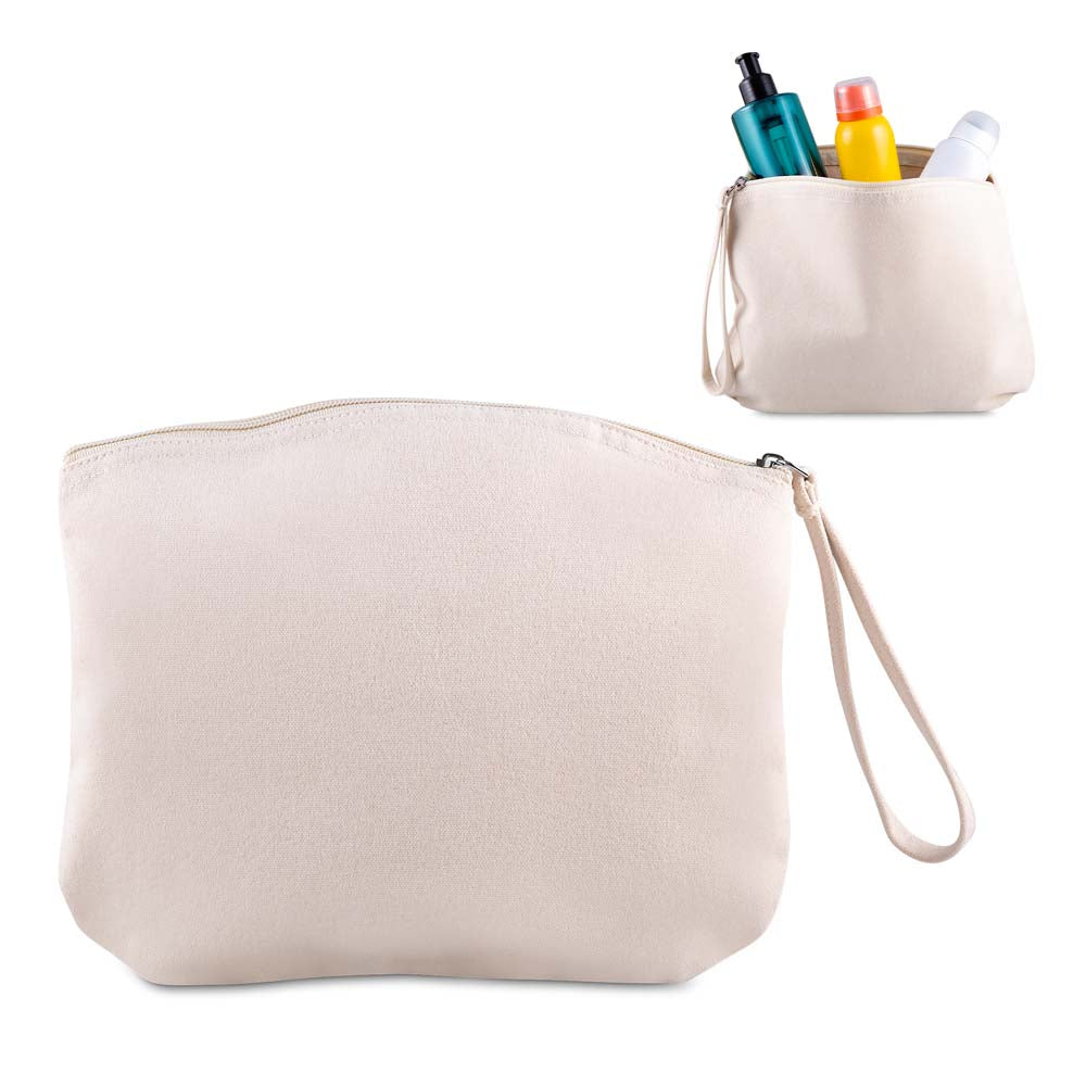 Necessaire em Algodão Reciclado - 22,6 x 27,3 x 7 cm - Ref. NE084