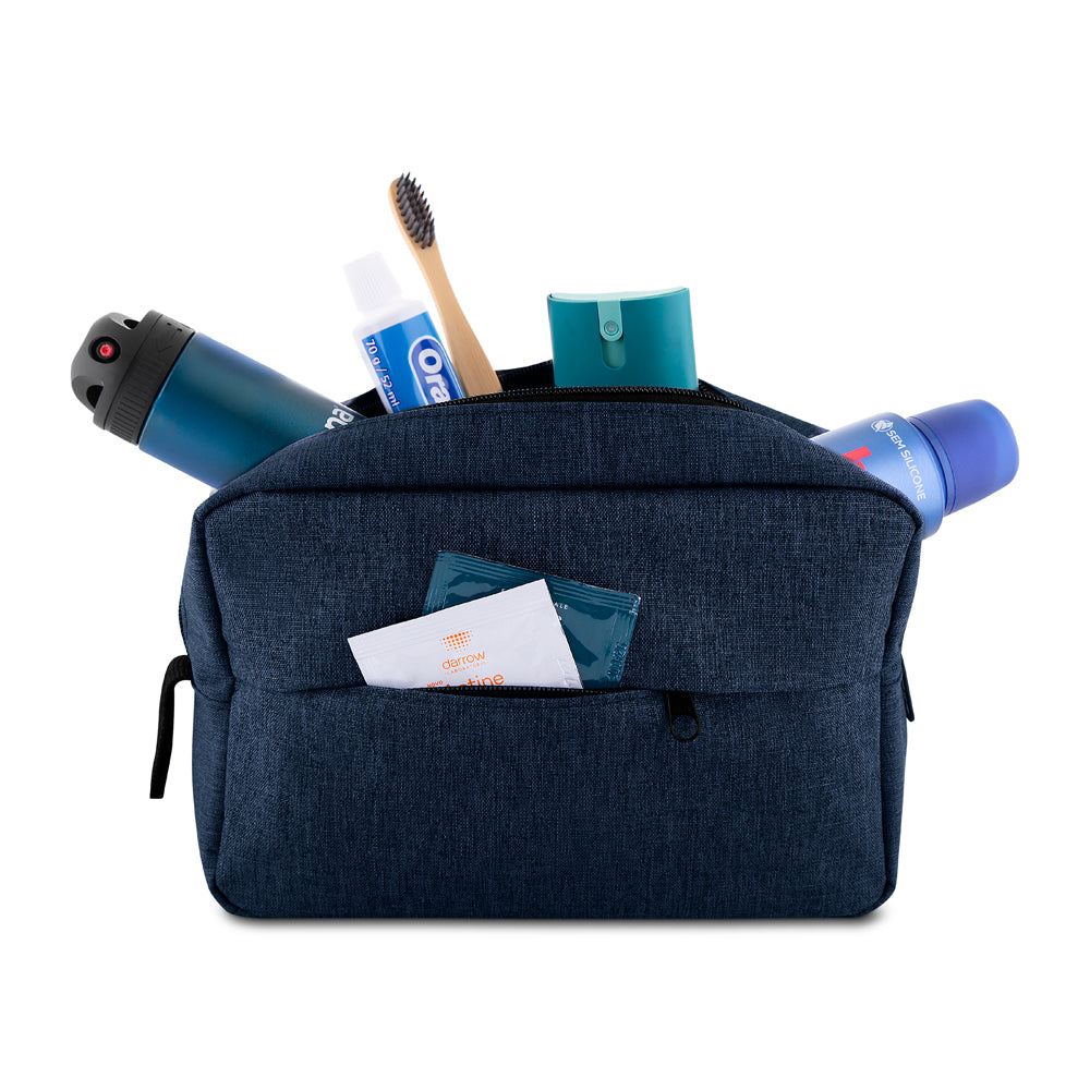 Necessaire em Poliéster Personalizada - 17 x 25,4 x 8,5 cm - Ref. NE107