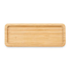 SMITHERS - Petisqueira Travessa Retangular em Bambu 26x10cm - Ref. 18615