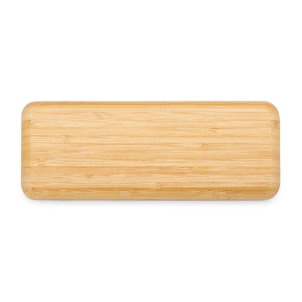 SMITHERS - Petisqueira Travessa Retangular em Bambu 26x10cm - Ref. 18615