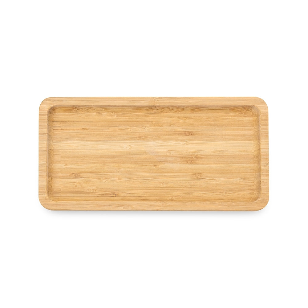 SMITHERS II - Petisqueira Travessa Retangular em Bambu 26x13cm - Ref. 18616